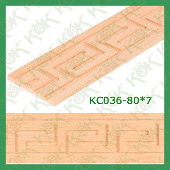 KC036-80*7 Oymalı Kayın Çıta