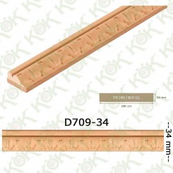 D 709 Mdf Üzeri Macun İşlemeli Çıta