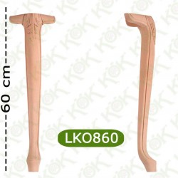 LKO 860 Oymalı Kulaklı Lükens Ayak 8*8*60