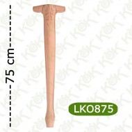 LKO 875 Oymalı Kulaklı Lükens Ayak 8*8*75