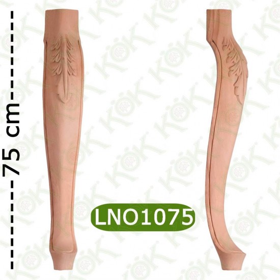 LNO 1075 Oymalı Lükens Ayak 10*10*75