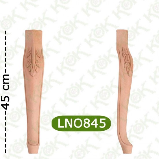 LNO 845 Oymalı Lükens Ayak 8*8*45