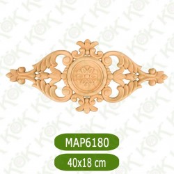 MAP-6180-40*18*1,2 Ahşap Oyma Aplik