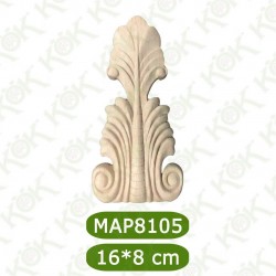 MAP8105-16*8*2 Ahşap Oyma Aplik