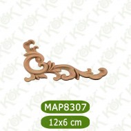 MAP8307-12*6*0,8 Ahşap Oyma Aplik