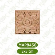 MAP8458-5*5*1 Ahşap Oyma Aplik