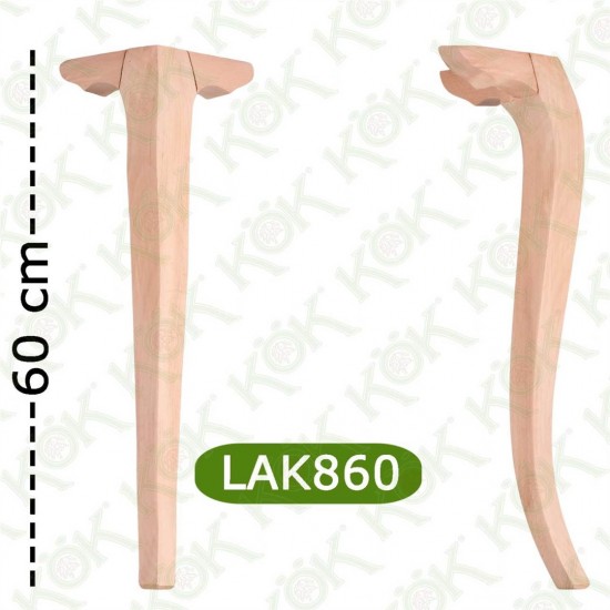 LAK860 Kulaklı Avangard Lükens Ayak 8*8*60