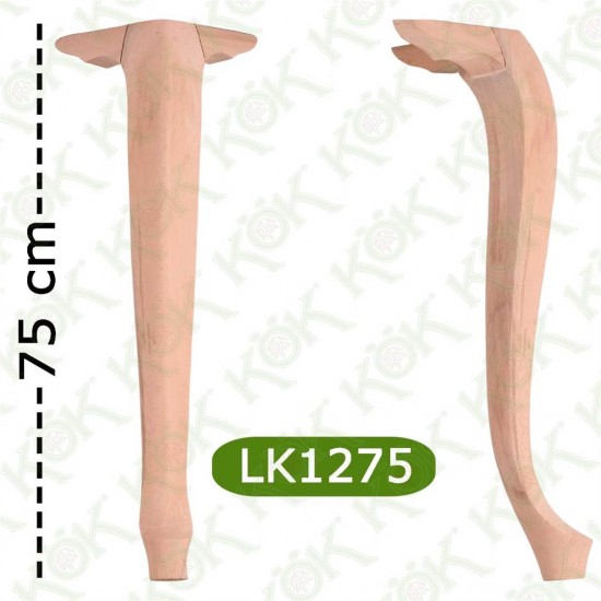 LK1275 Kulaklı Klasik Lükens Ayak 12*12*75