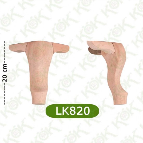 LK820 Kulaklı Klasik Lükens Ayak 8*8*20