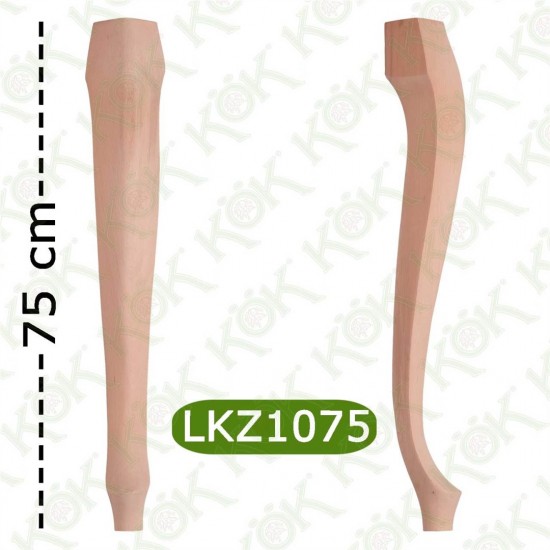 LKZ1075 Kulaksız Lükens Ayak 10*10*75